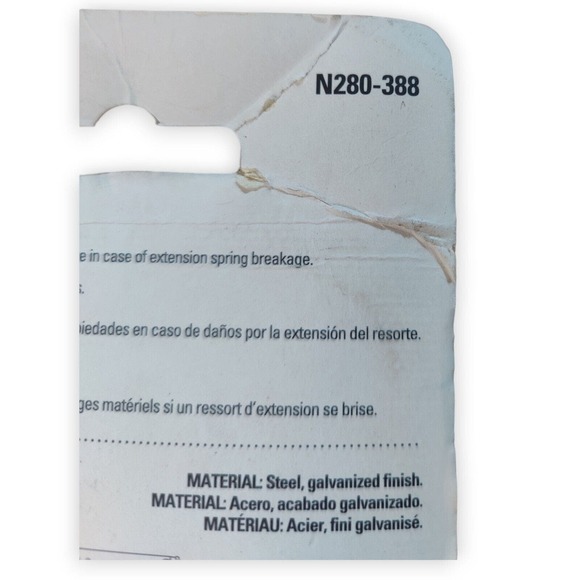 National Hardware 8'8" x 1/8" Stainless Steel Cable Rope with Carabiner and Loop - Picture 8 of 13